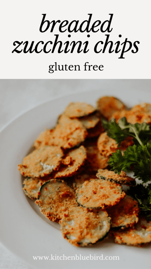 zucchini chips with gluten free breading