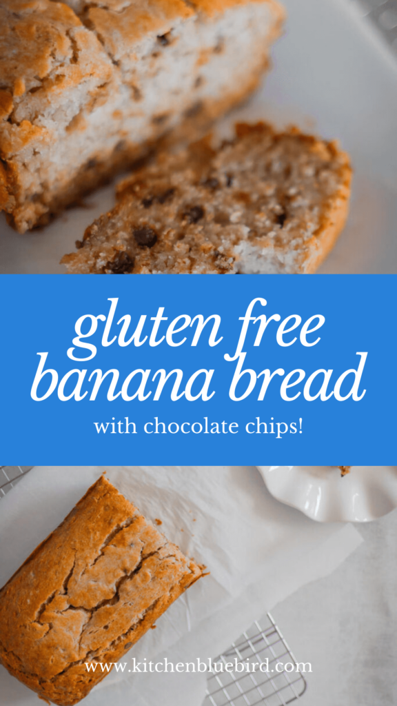 gluten free banana bread with chocolate chips