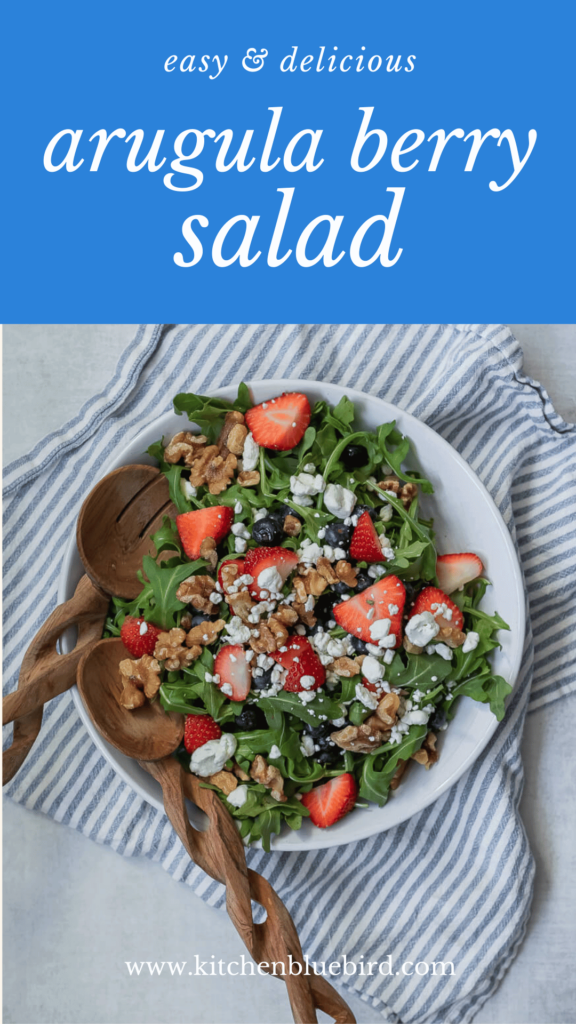 arugula berry salad
