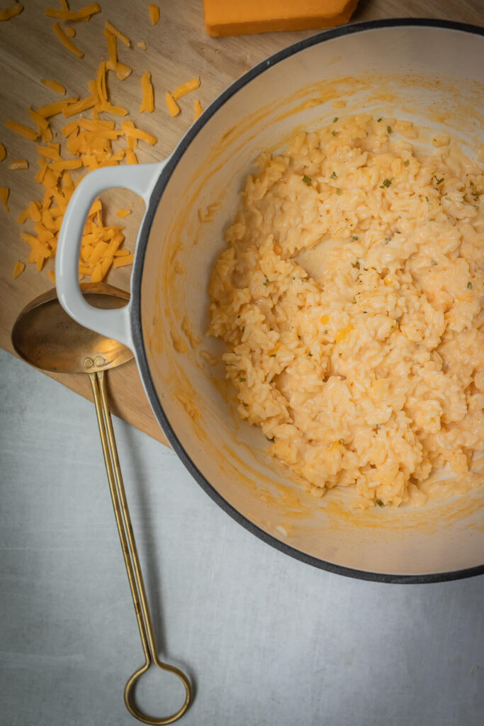 cheesy cheddar rice