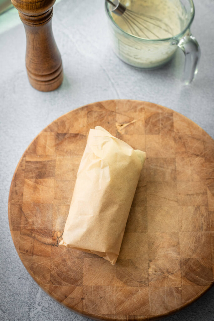 wrap lettuce wraps in parchment for extra support.