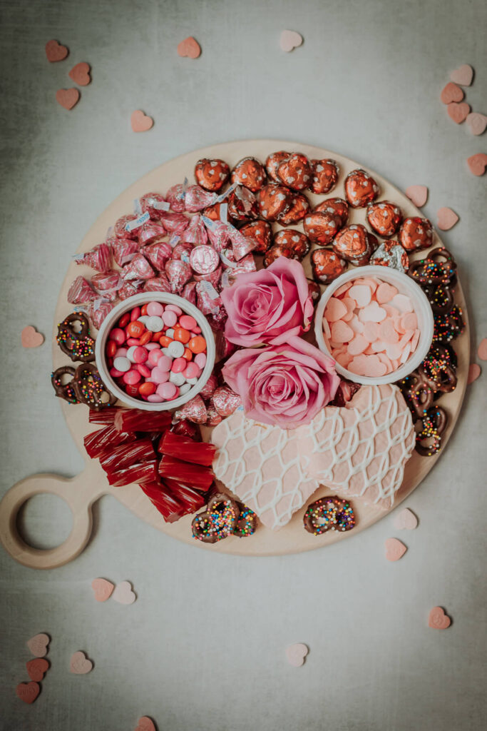 valentine's day dessert charcuterie board