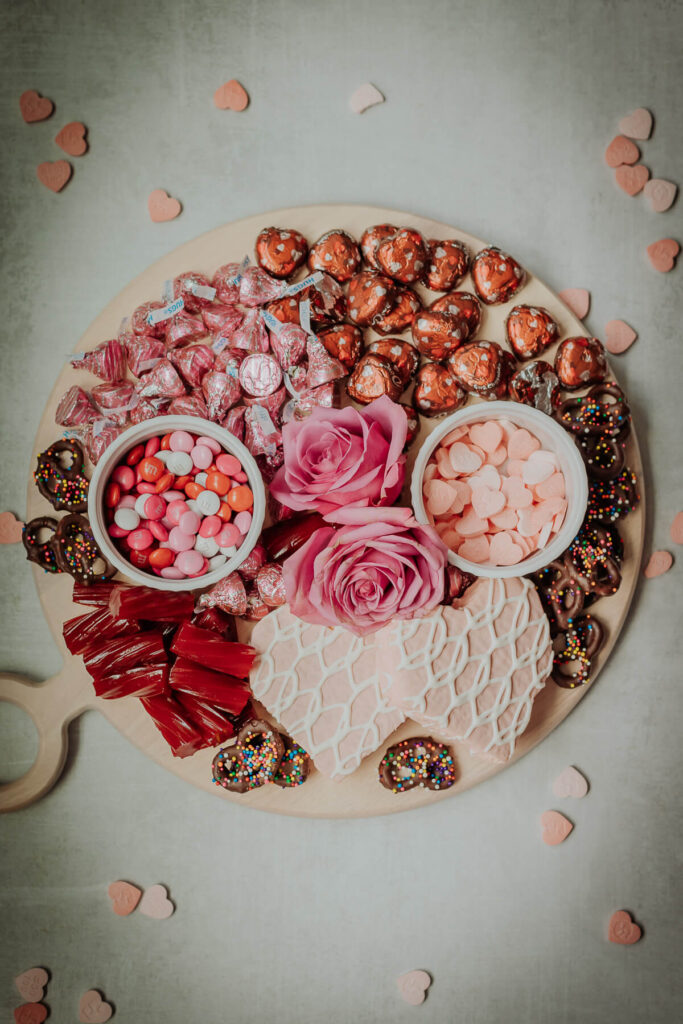 valentine's day dessert charcuterie board